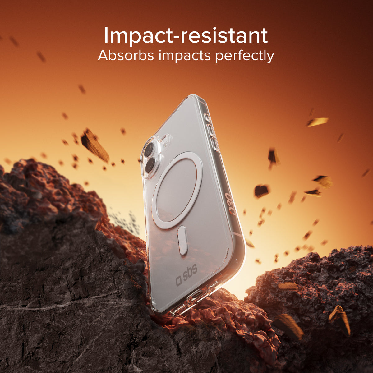 Extrem widerstandsfähiges Cover für iPhone 17 mit D3O-Technologie