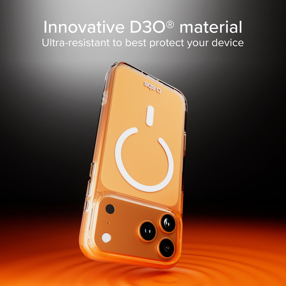 Ultra-strong case for iPhone 17 Pro Max with D3O technology