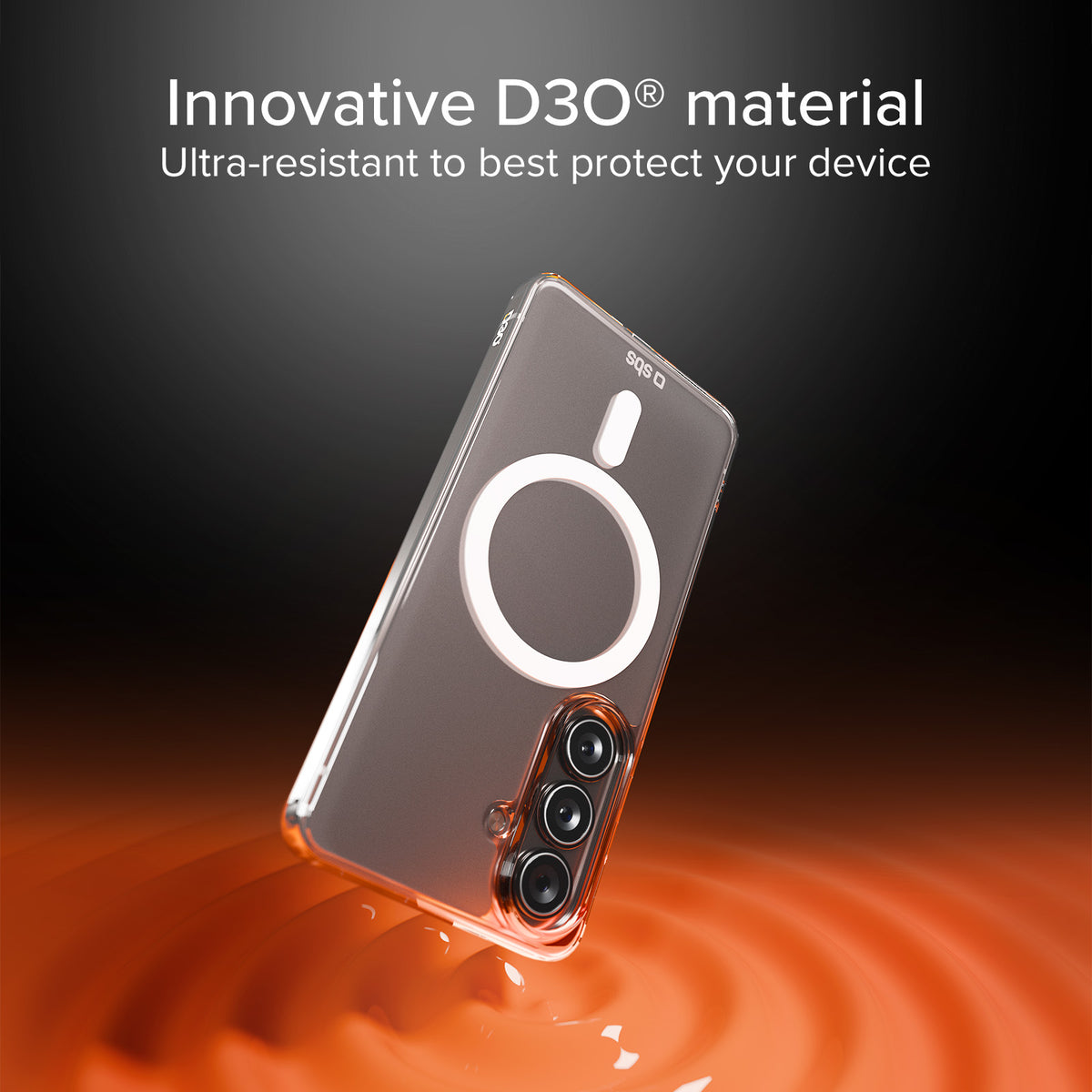 Ultra-strong case for Samsung S26+ with D3O technology