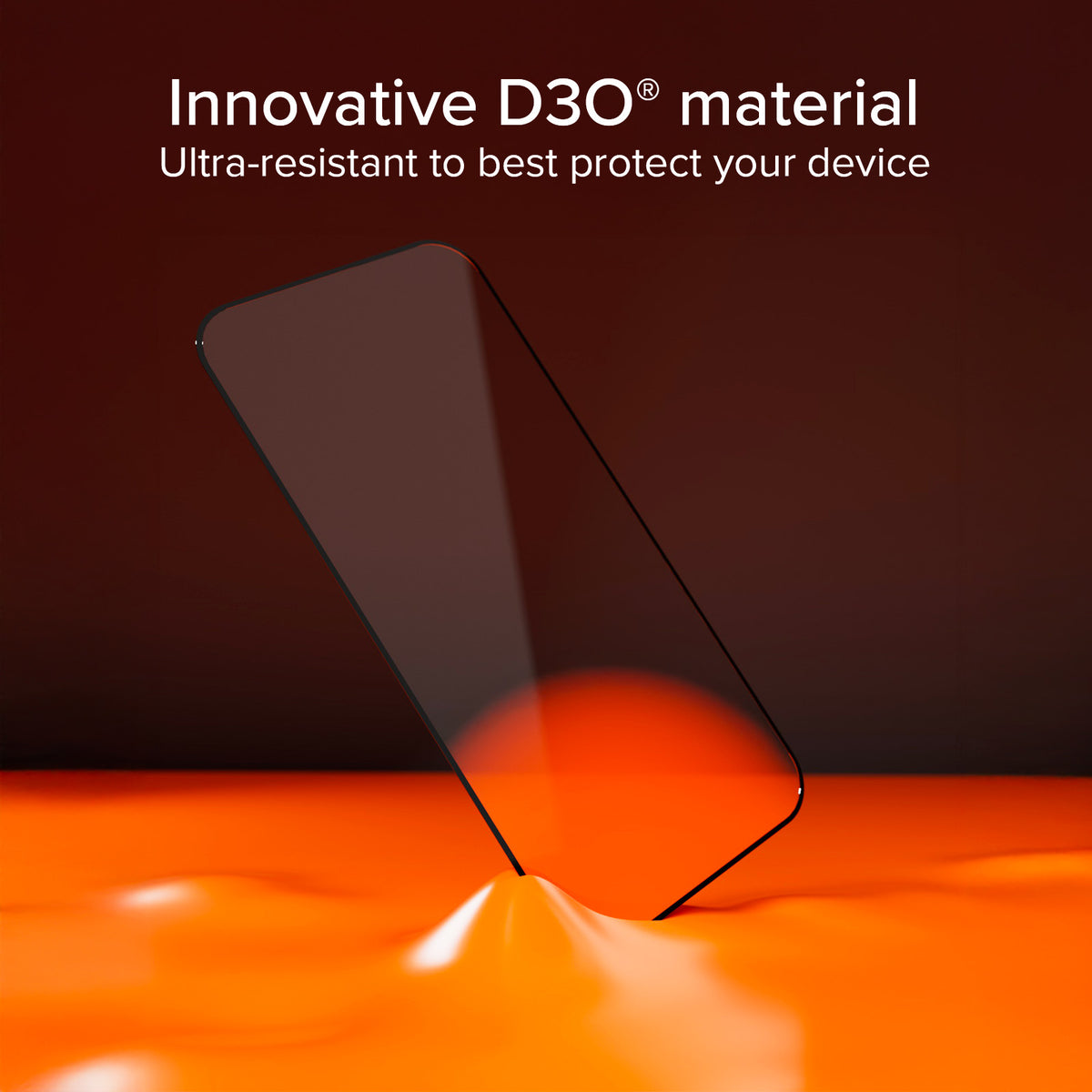 Ultra-strong screen protector for iPhone 16e/14/13/13 Pro with D3O technology