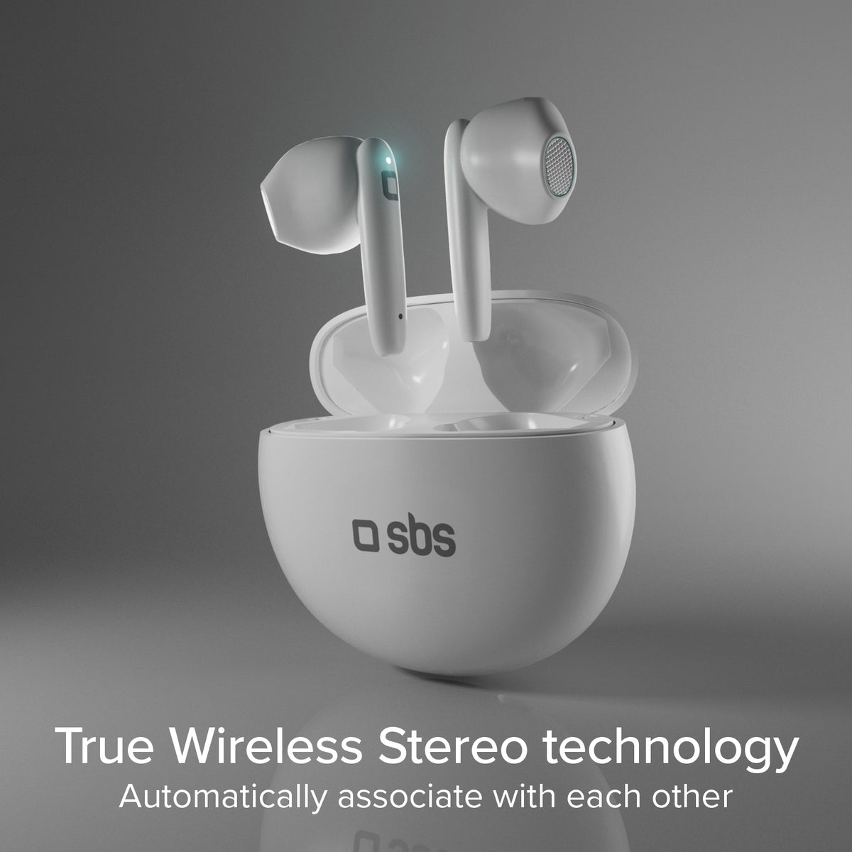 Twin Pure Drops - TWS earphones with Environmental Noise Cancellation (ENC) microphone