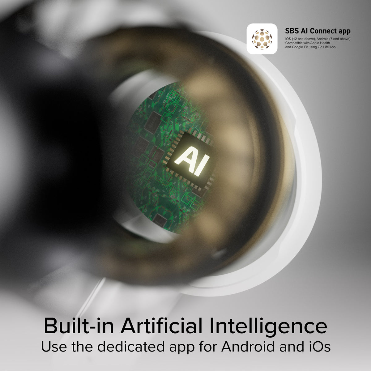 AI TWS-Ohrhörer mit App, Übersetzung, Zusammenfassung und 28 Std. Autonomie