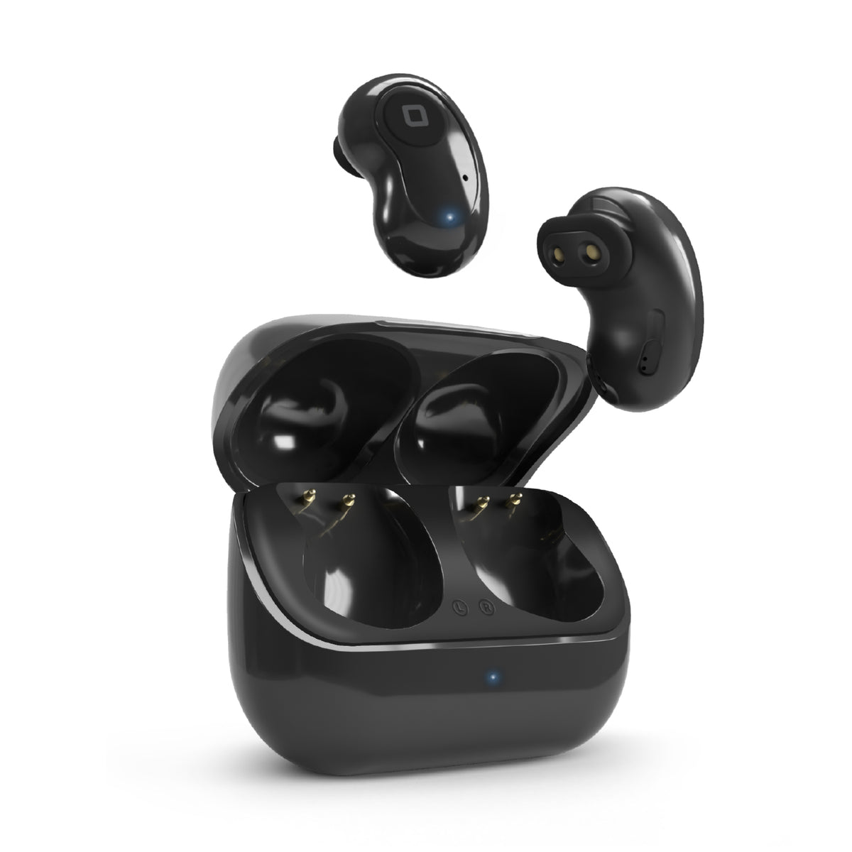Twin Black Gem – TWS Halb-Ohr-In-Ear-Ohrhörer