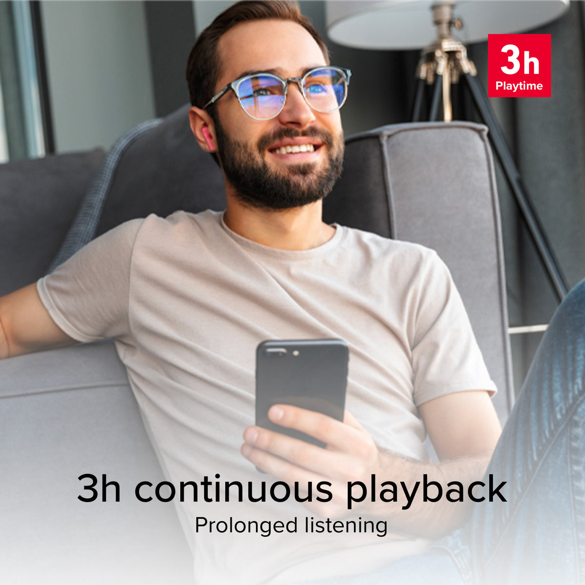 TWS One Color - écouteurs sans fil avec technologie True Wireless Stereo