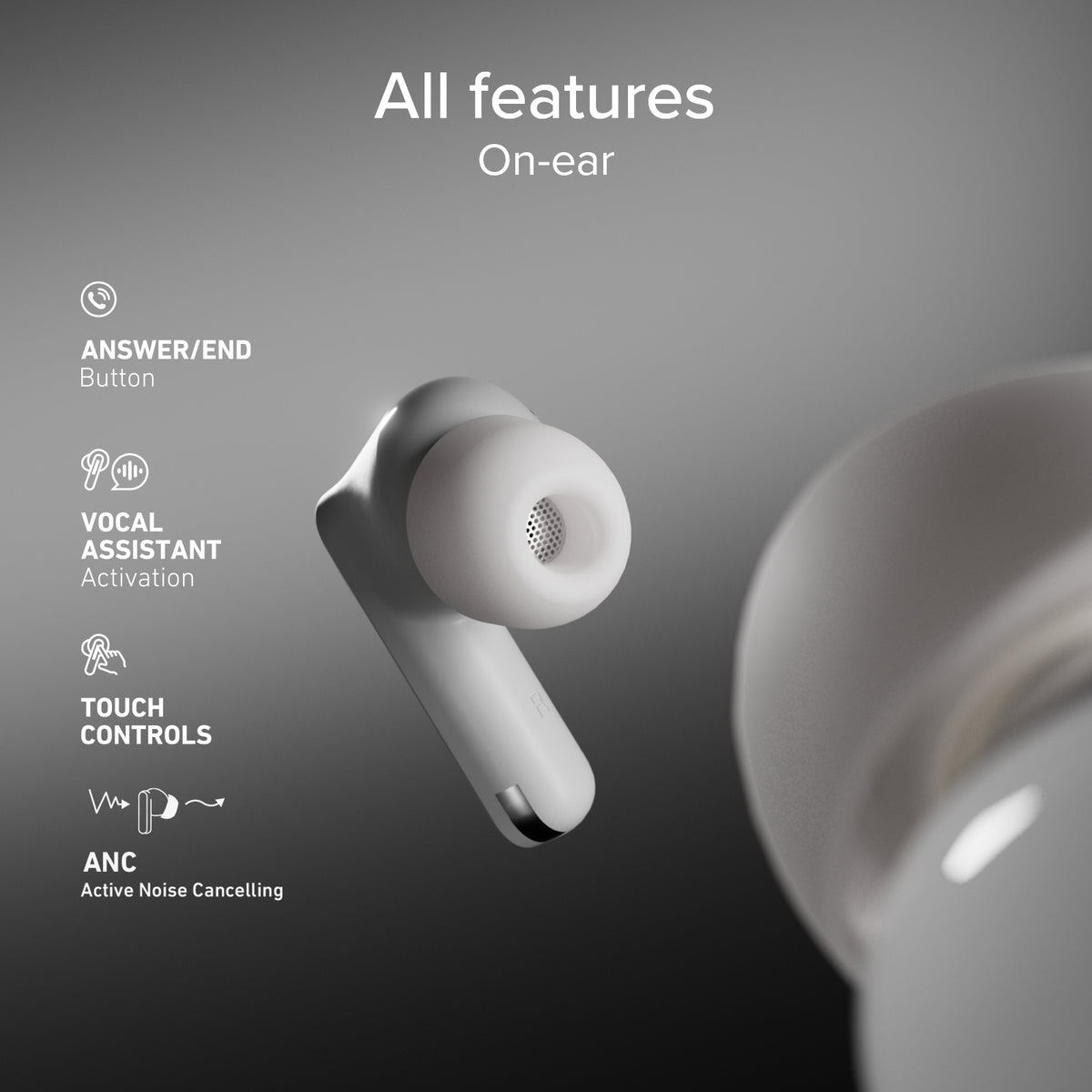 Écouteurs TWS Nexa AI avec intelligence artificielle pour résumés