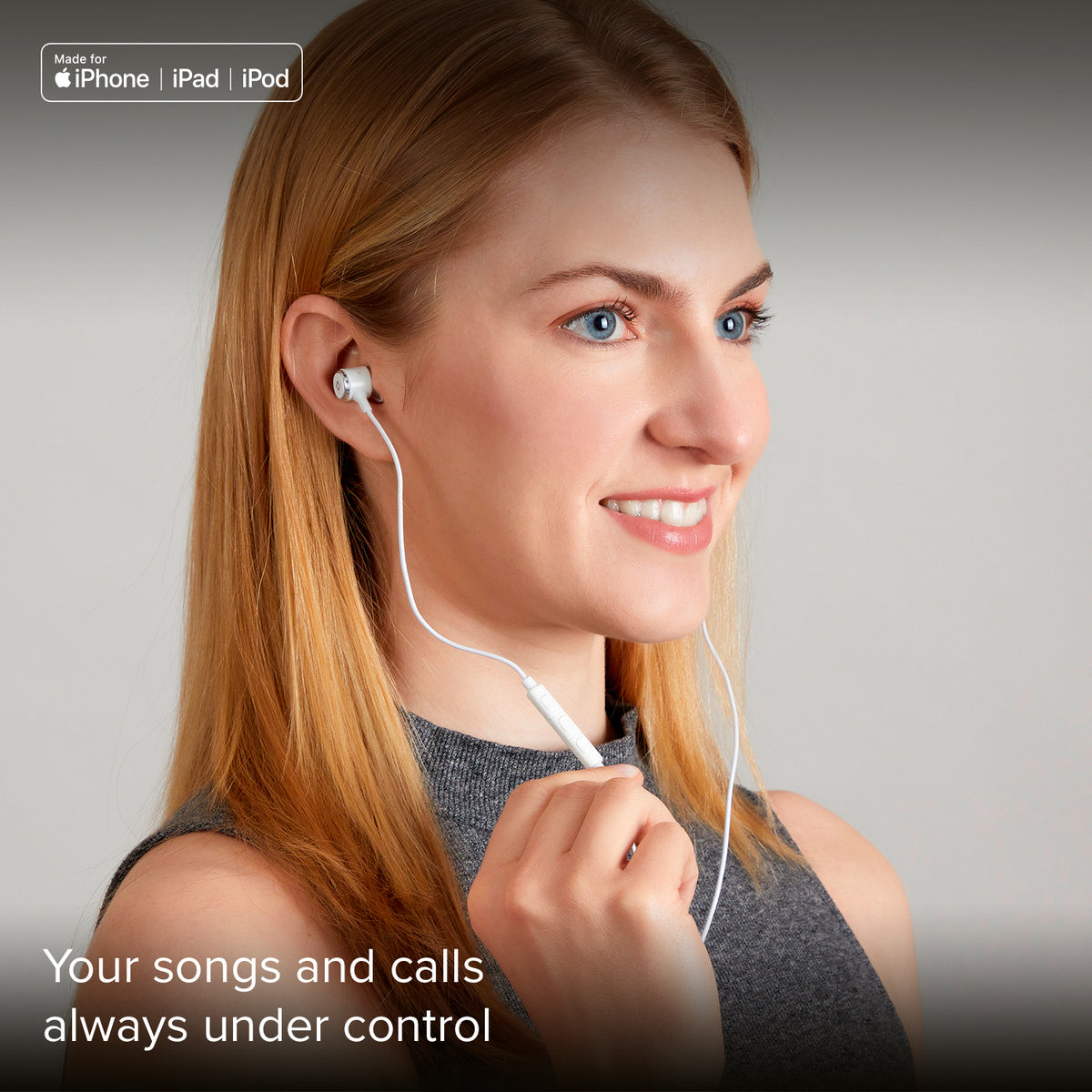 Auriculares in ear estéreo con conector Lightning