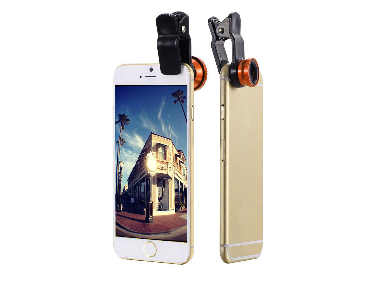 Linsenset 3 in 1 für Smartphone