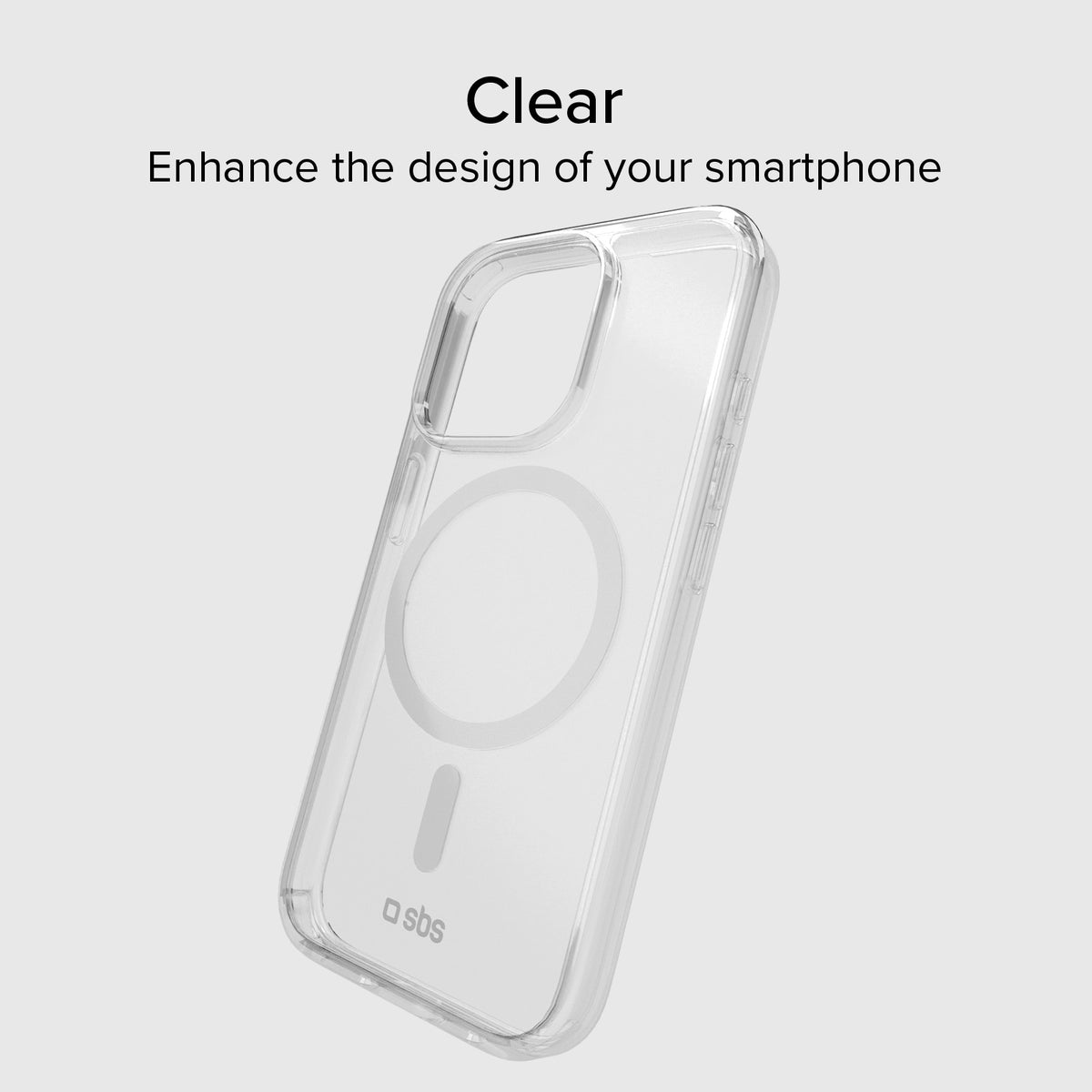 Transparente steife Hülle, kompatibel mit MagSafe-Ladefunktion für iPhone 15 Pro