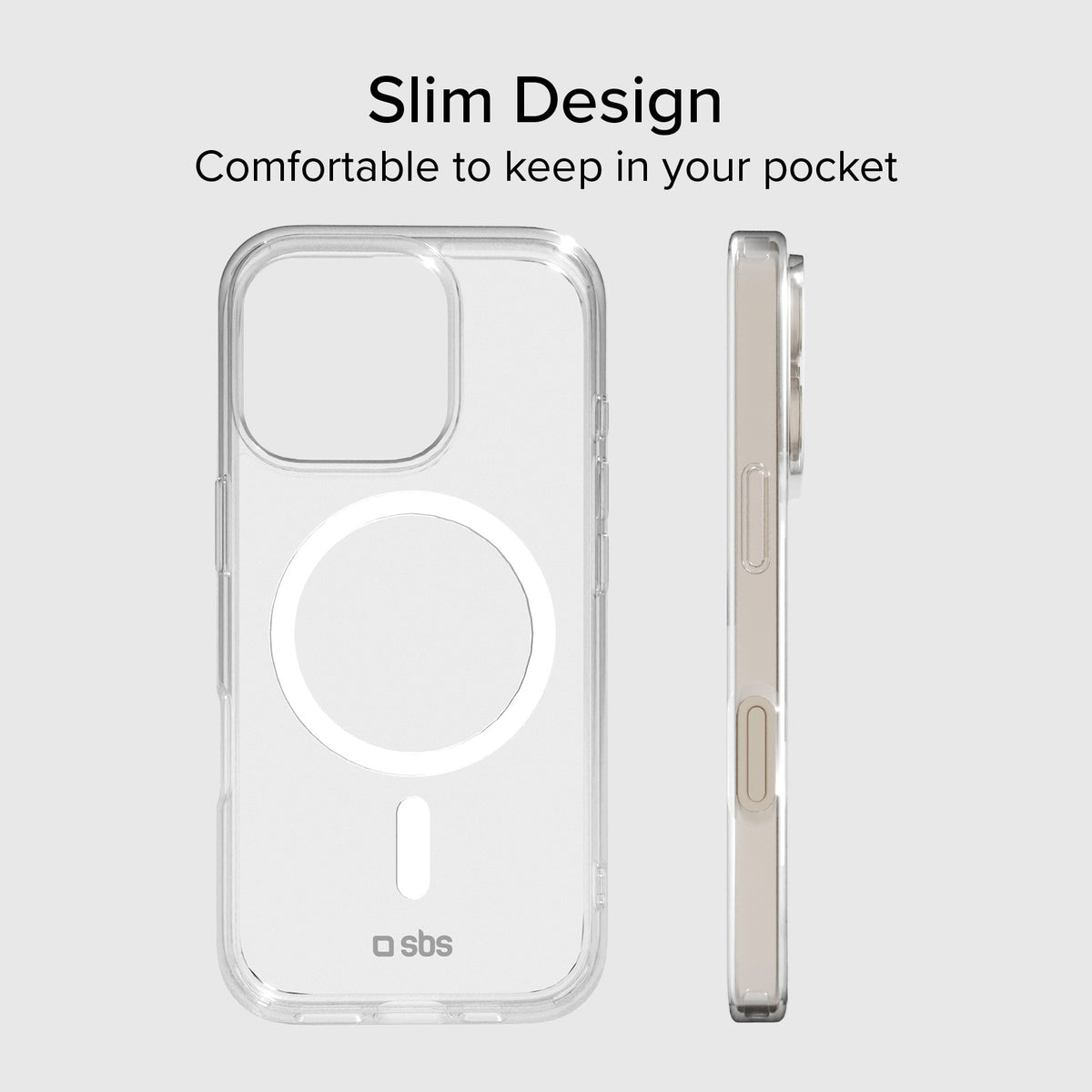 Transparente steife Hülle, kompatibel mit MagSafe-Ladefunktion für iPhone 15 Pro
