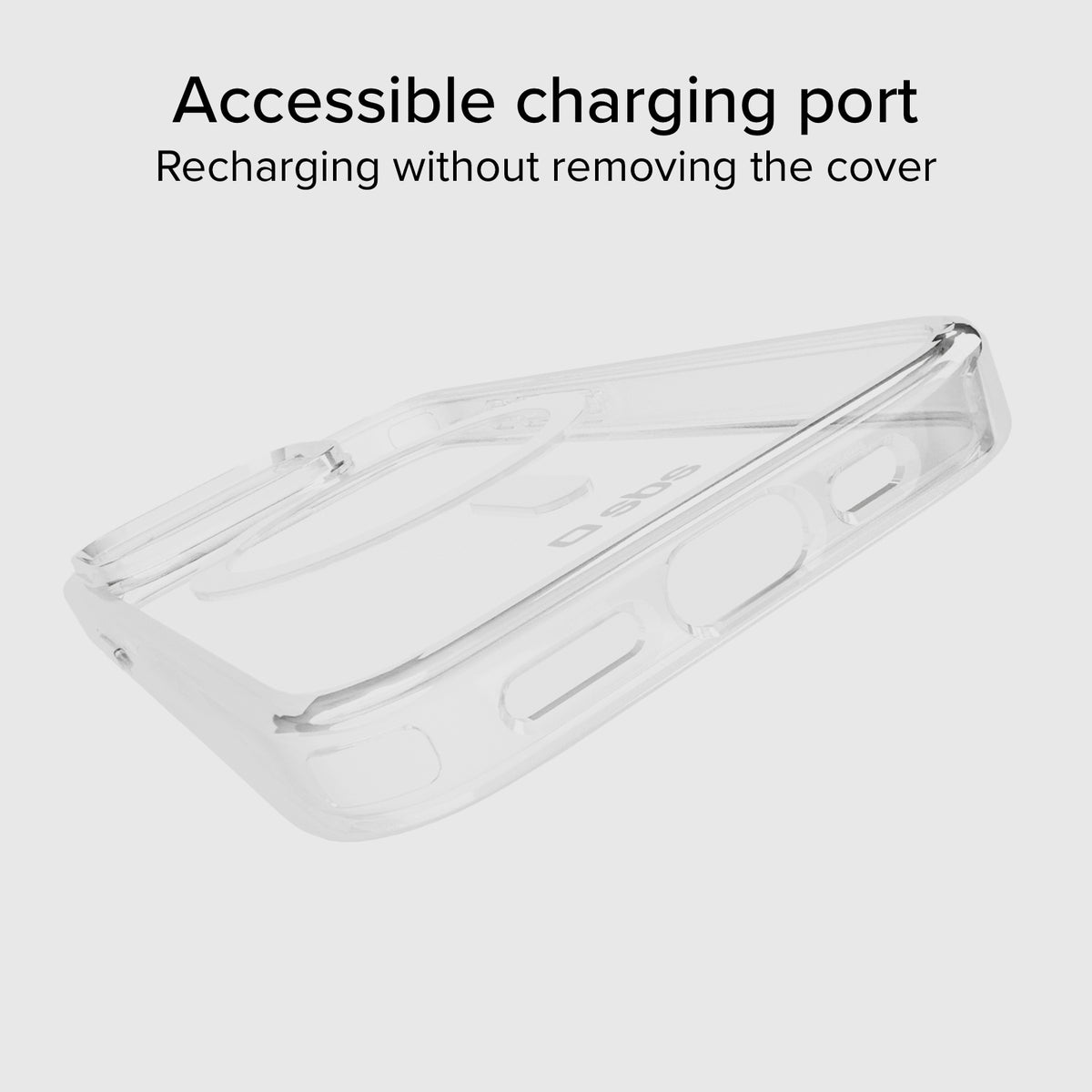 Transparente steife Hülle, kompatibel mit MagSafe-Ladefunktion für iPhone 15 Plus/14 Plus