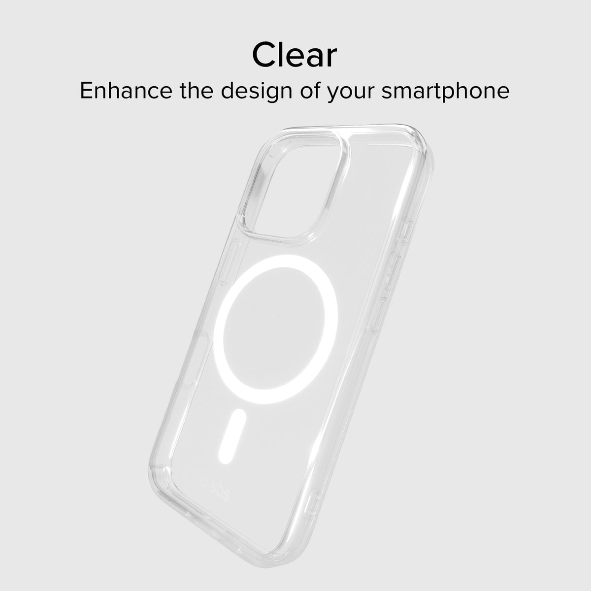 Funda rígida transp. carga MagSafe iPhone 16 Pro Max
