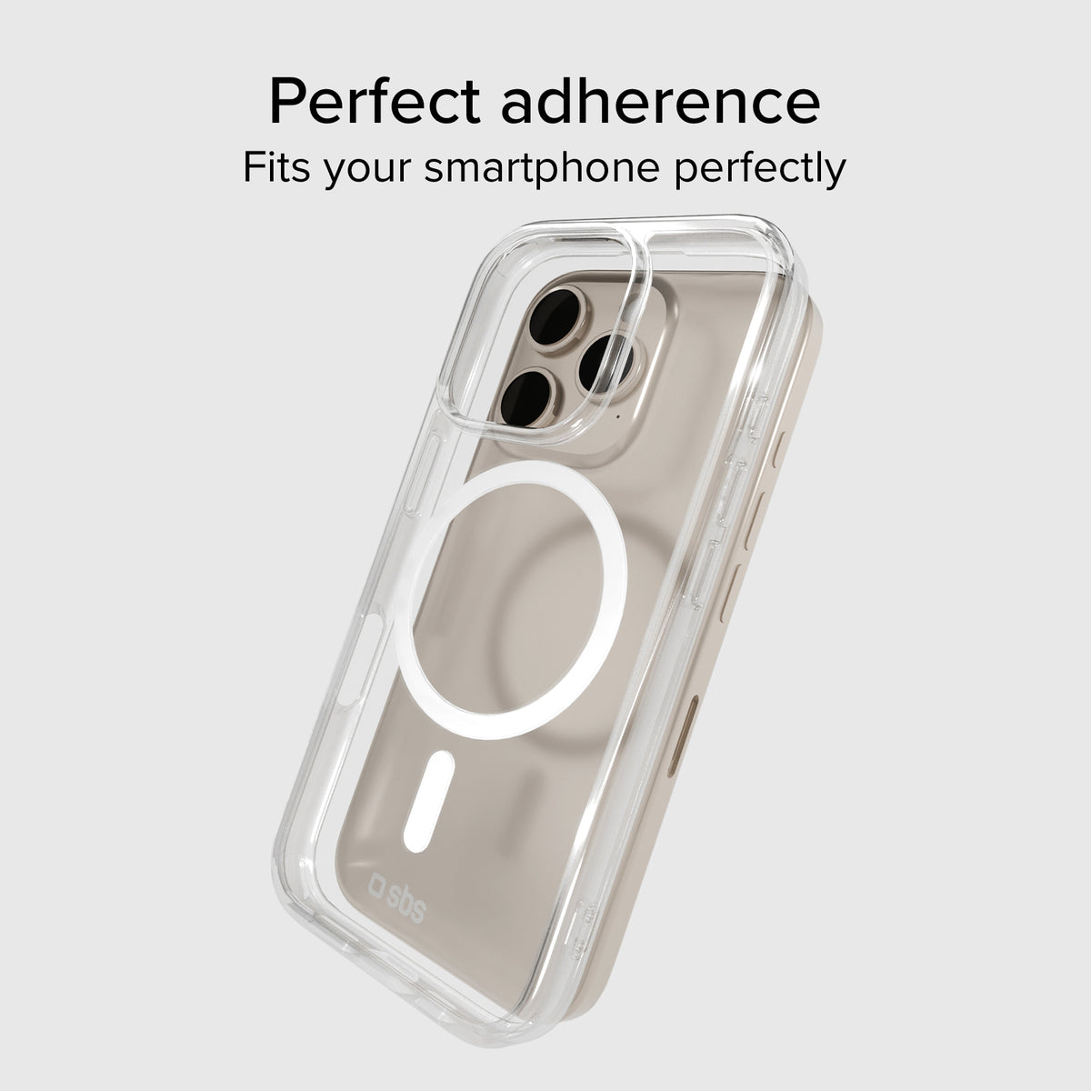 Funda rígida transp. carga MagSafe iPhone 16 Pro Max