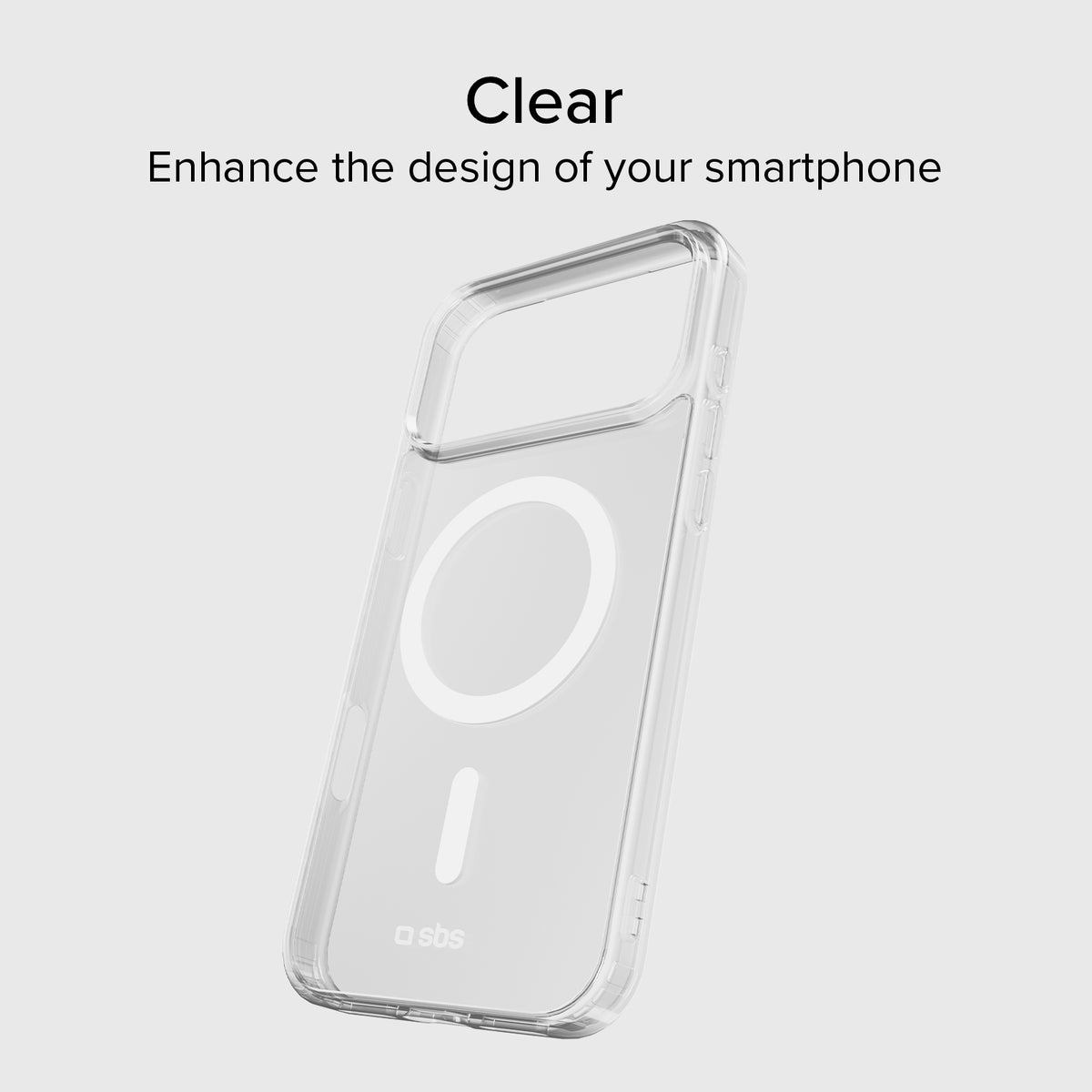 Transparente, feste Hülle, kompatibel mit magnetischer, kabelloser Aufladung für iPhone 18 Pro/17 Pro