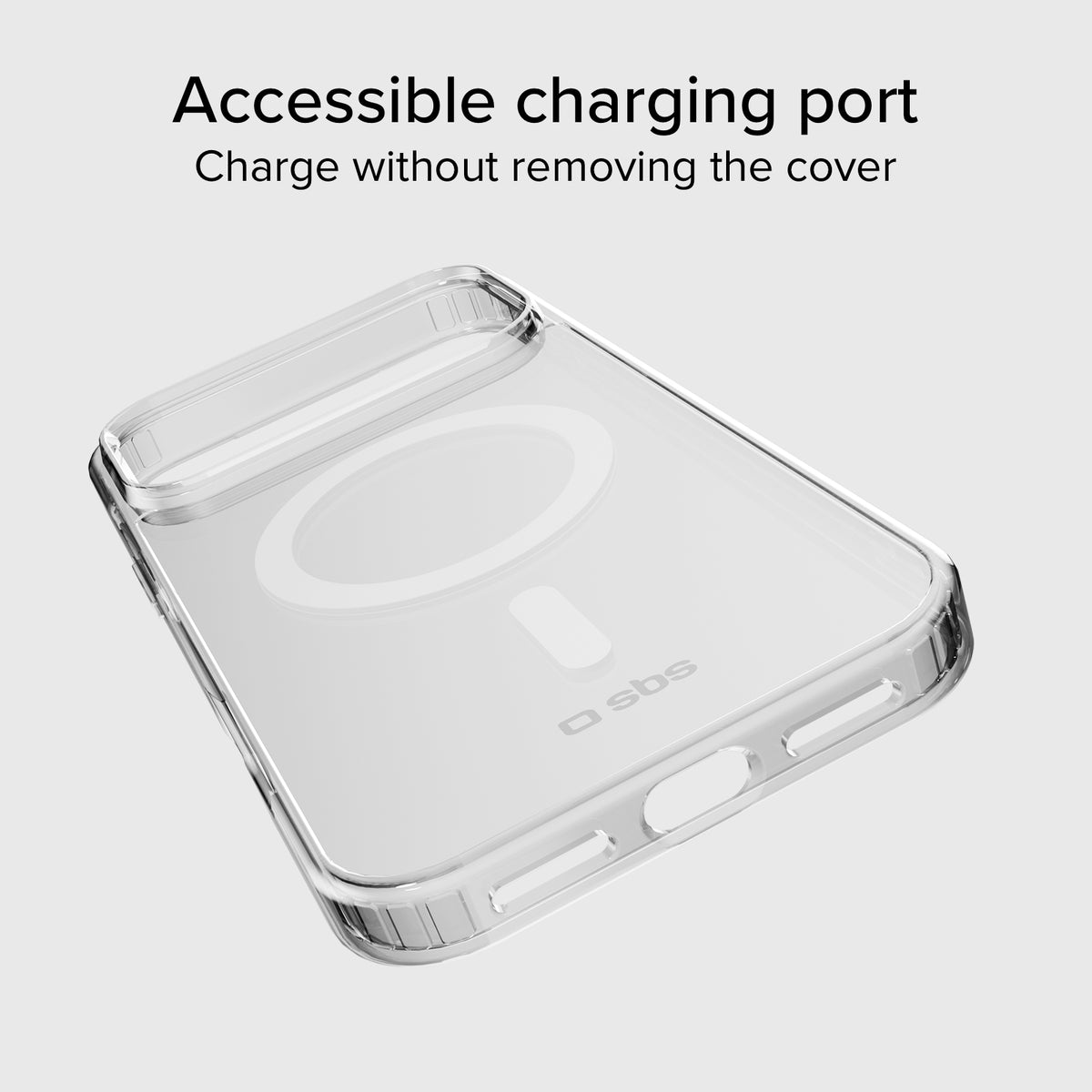 Transparente, feste Hülle, kompatibel mit magnetischer, kabelloser Aufladung für iPhone 18 Pro/17 Pro