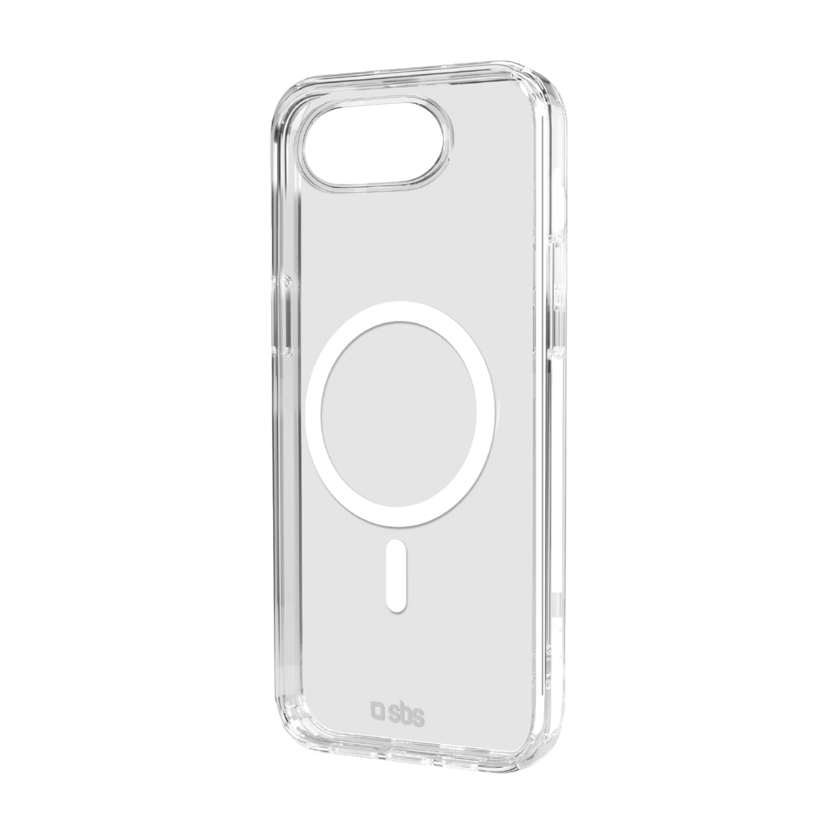 Cover trasparente rigida compatibile con ricarica MagSafe per iPhone 17e/16e