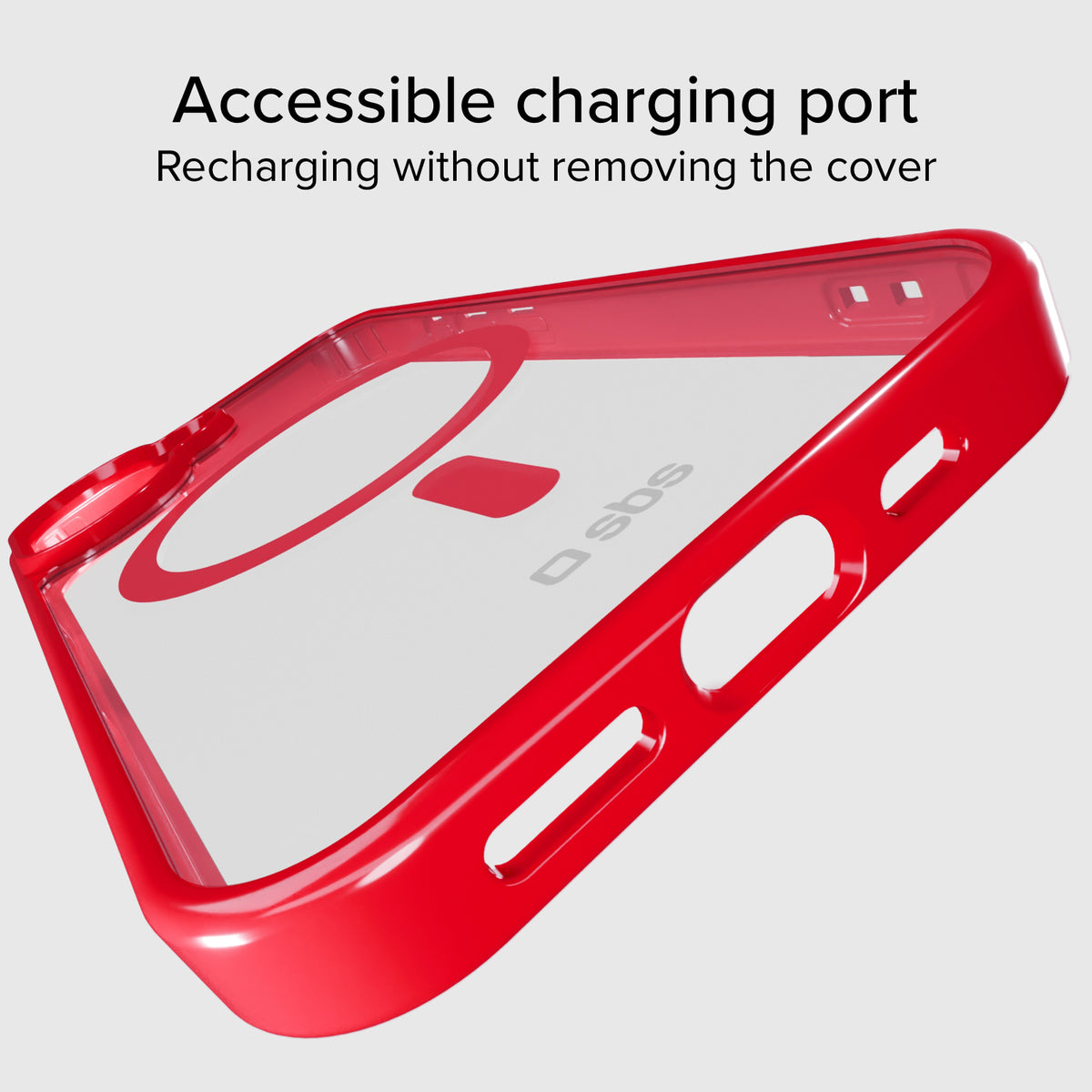 Case für iPhone 16 mit farbigen Rändern, kompatibel mit MagSafe Aufladung