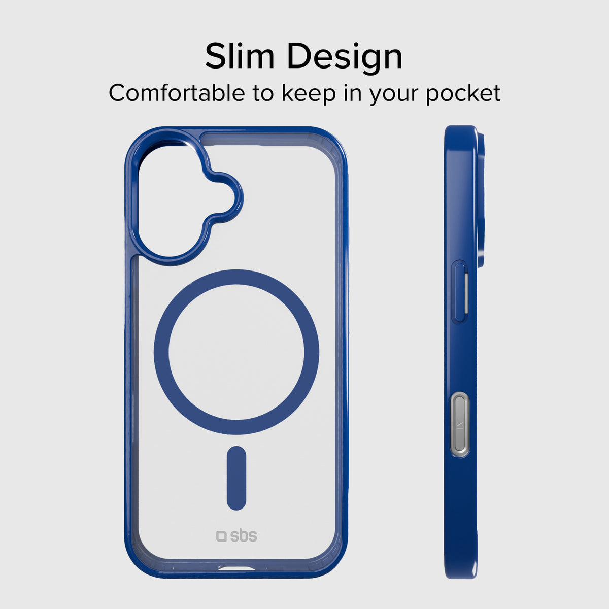 Funda para iPhone 16 Plus con bordes de color, compatible con carga MagSafe