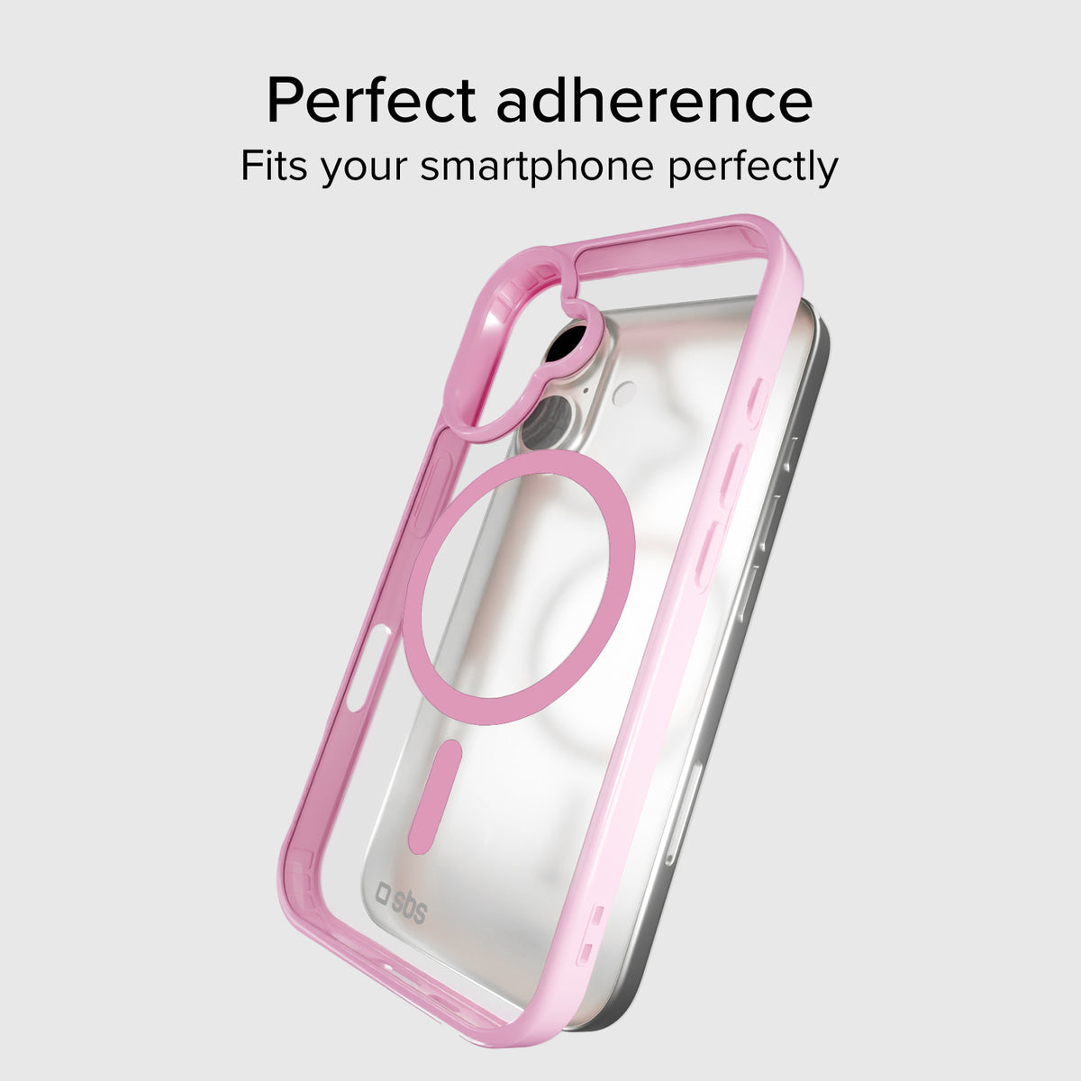 Funda para iPhone 16 Plus con bordes de color, compatible con carga MagSafe