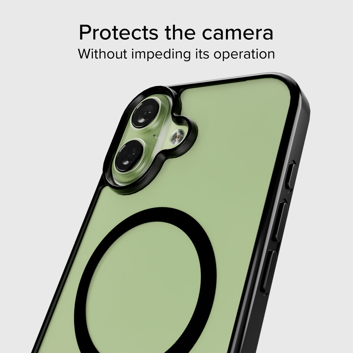 Cover for iPhone 17 with coloured edges compatible with MagSafe charging