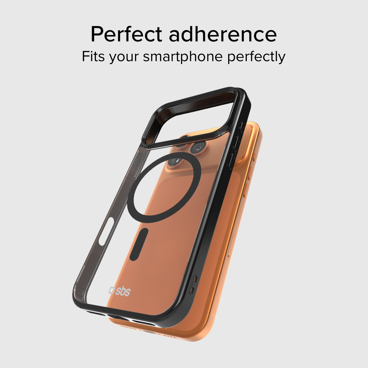 Case für iPhone 17 Pro mit farbigen Rändern, kompatibel mit MagSafe Aufladung