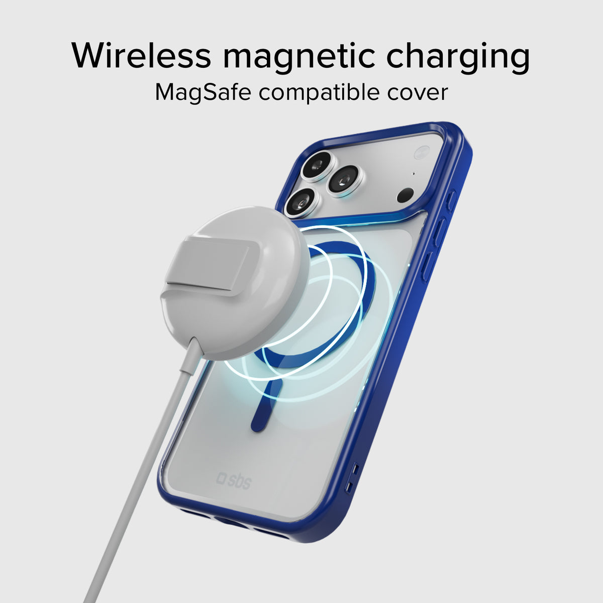 Funda para iPhone 17 Pro Max con bordes de color, compatible con carga MagSafe