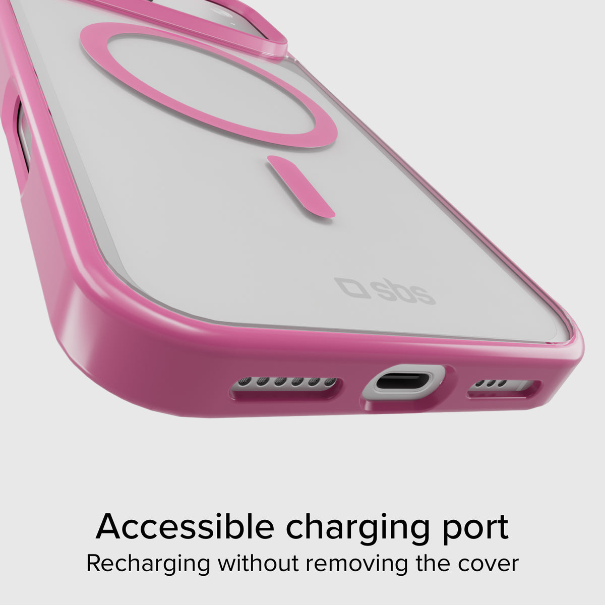 Funda para iPhone 17 Pro Max con bordes de color, compatible con carga MagSafe