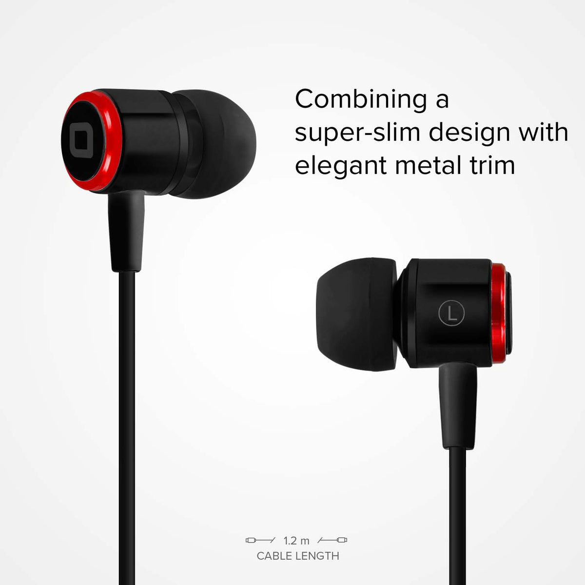 Auriculares in ear Studio Mix 100, jack 3,5 mm con micrófono y tecla de respuesta