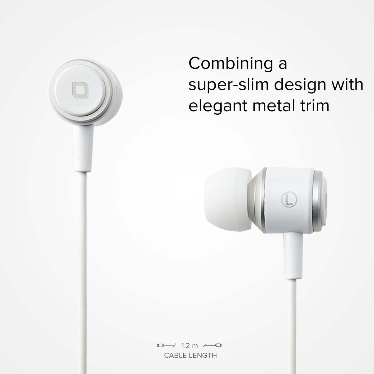 Auriculares in ear Studio Mix 100, jack 3,5 mm con micrófono y tecla de respuesta