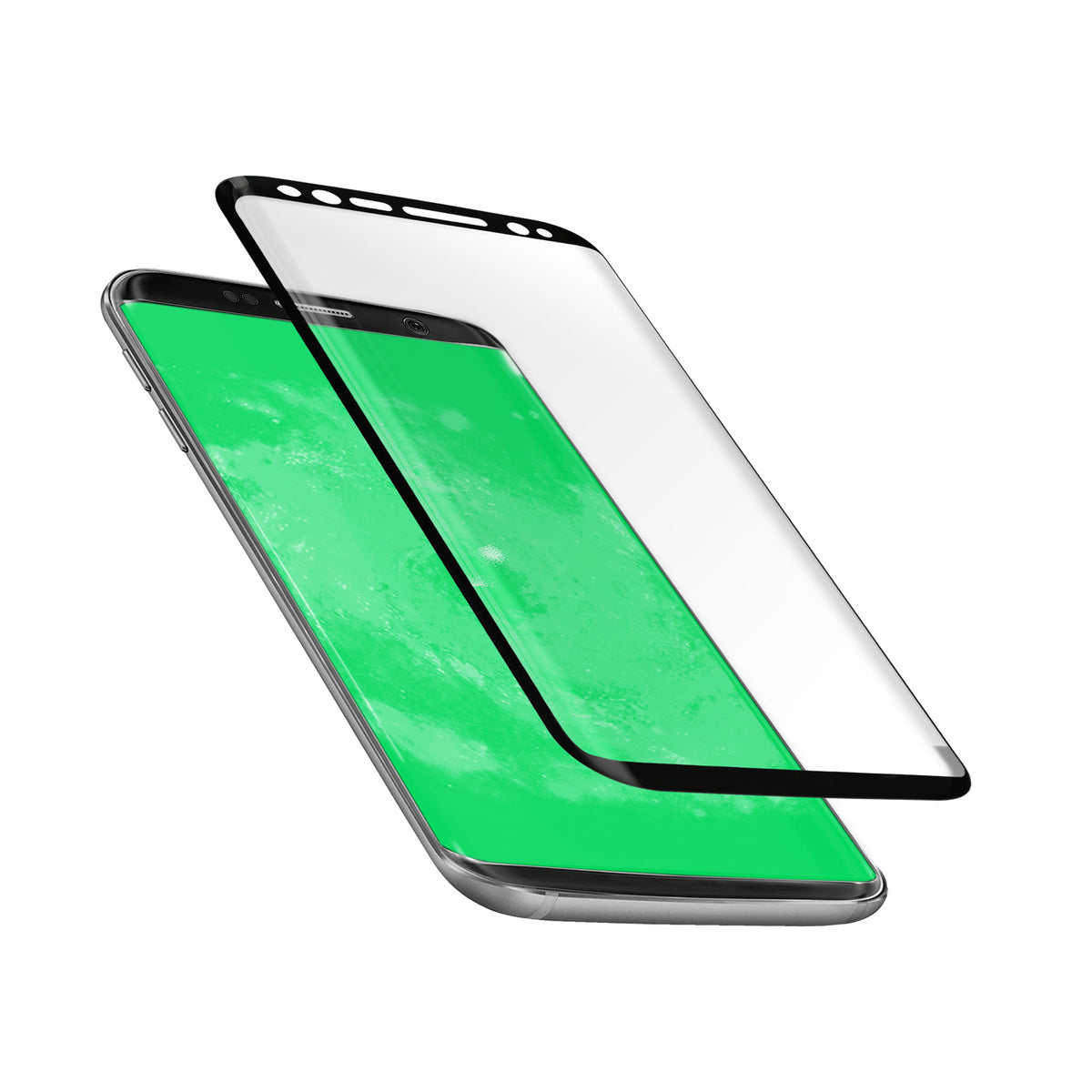 Vidrio protector de pantalla 4D para Galaxy S8