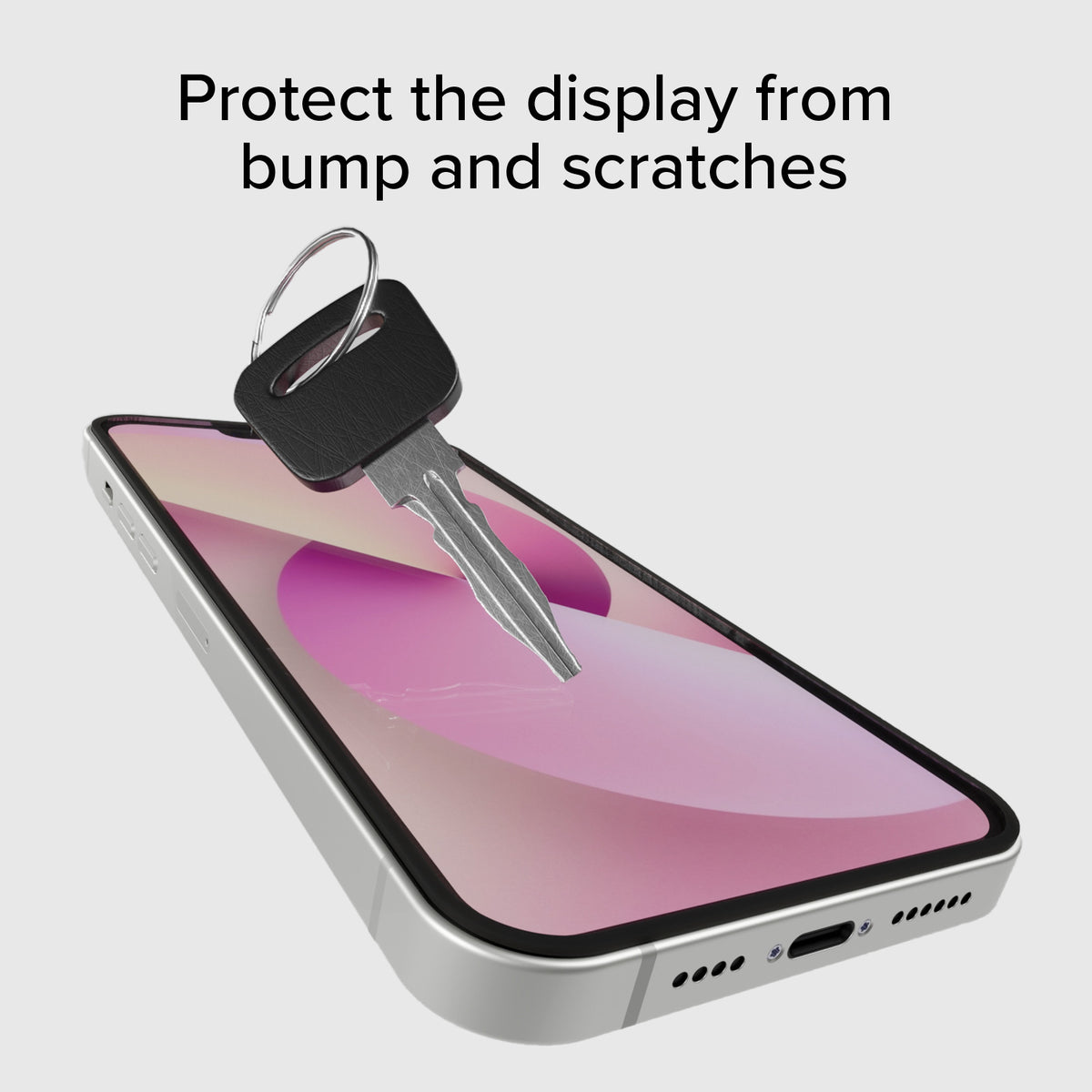 Glas Displayschutz Full Cover für iPhone 13 Pro Max/iPhone 14 Plus