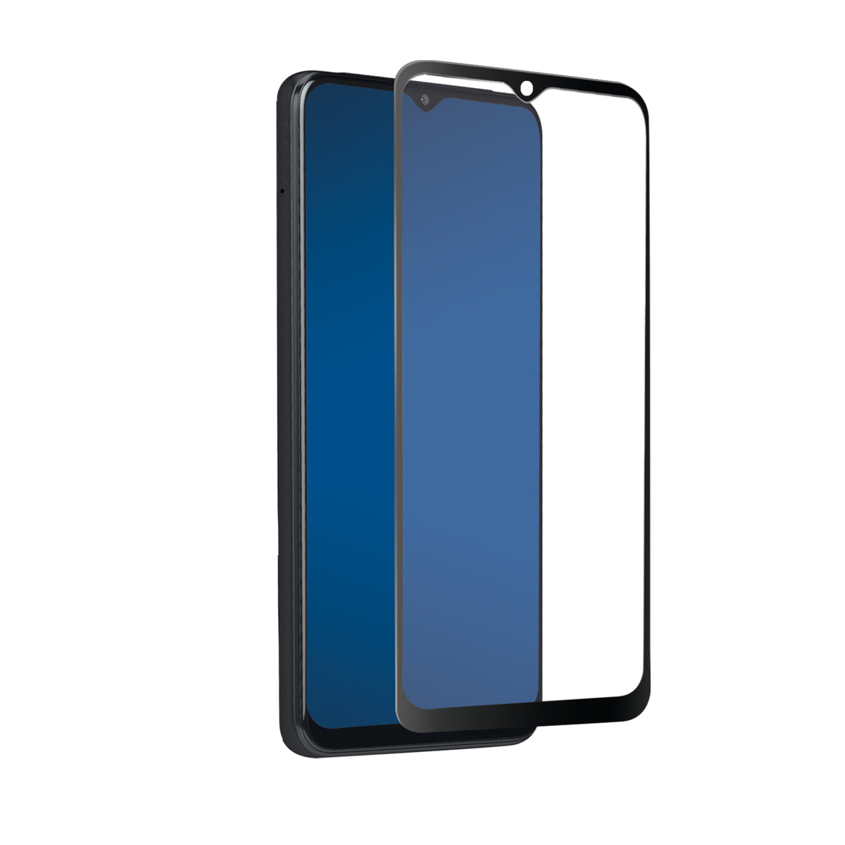 Glas Displayschutz Full Cover für Samsung Galaxy A02s/A03s