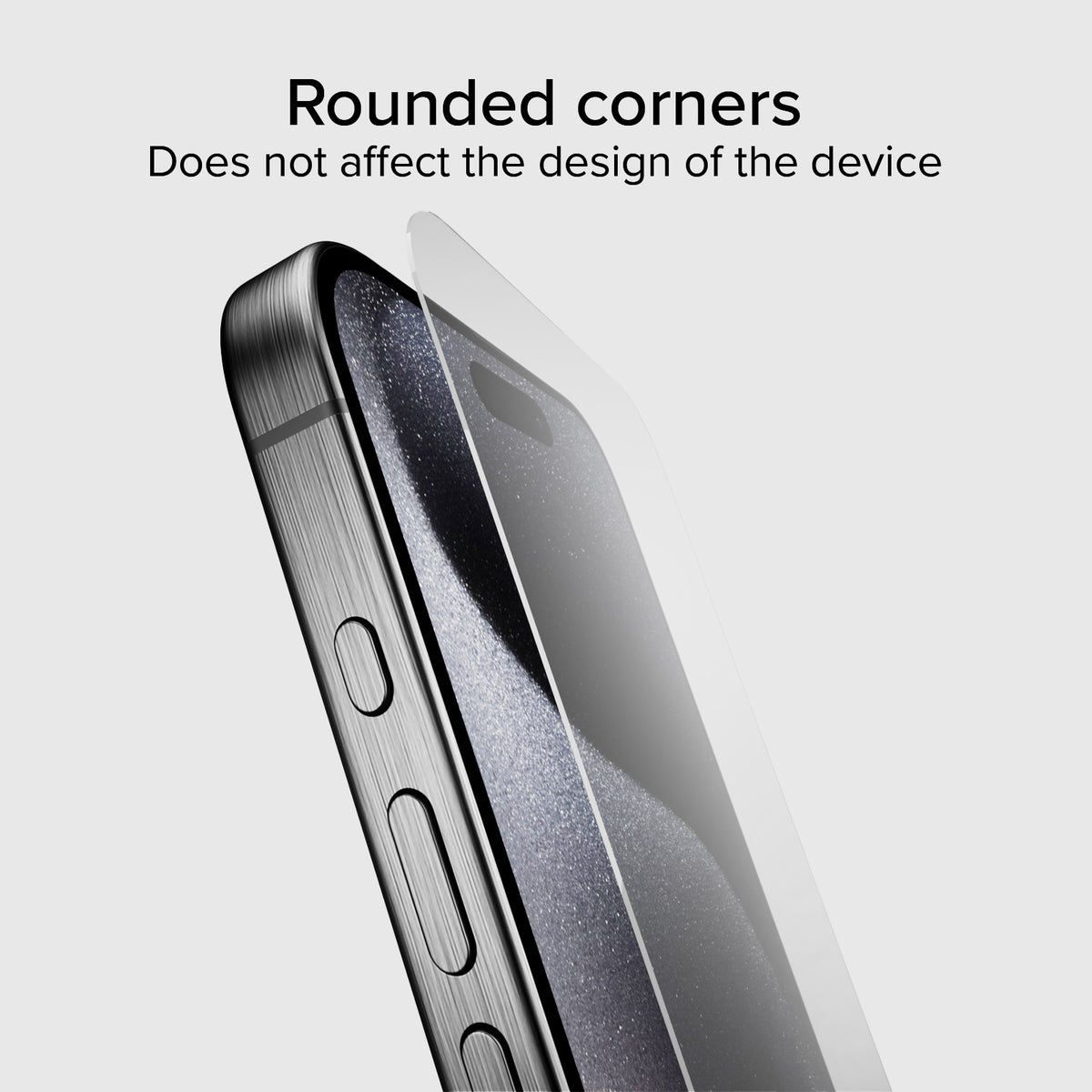 Glass screen protector for iPhone 15 Pro Max