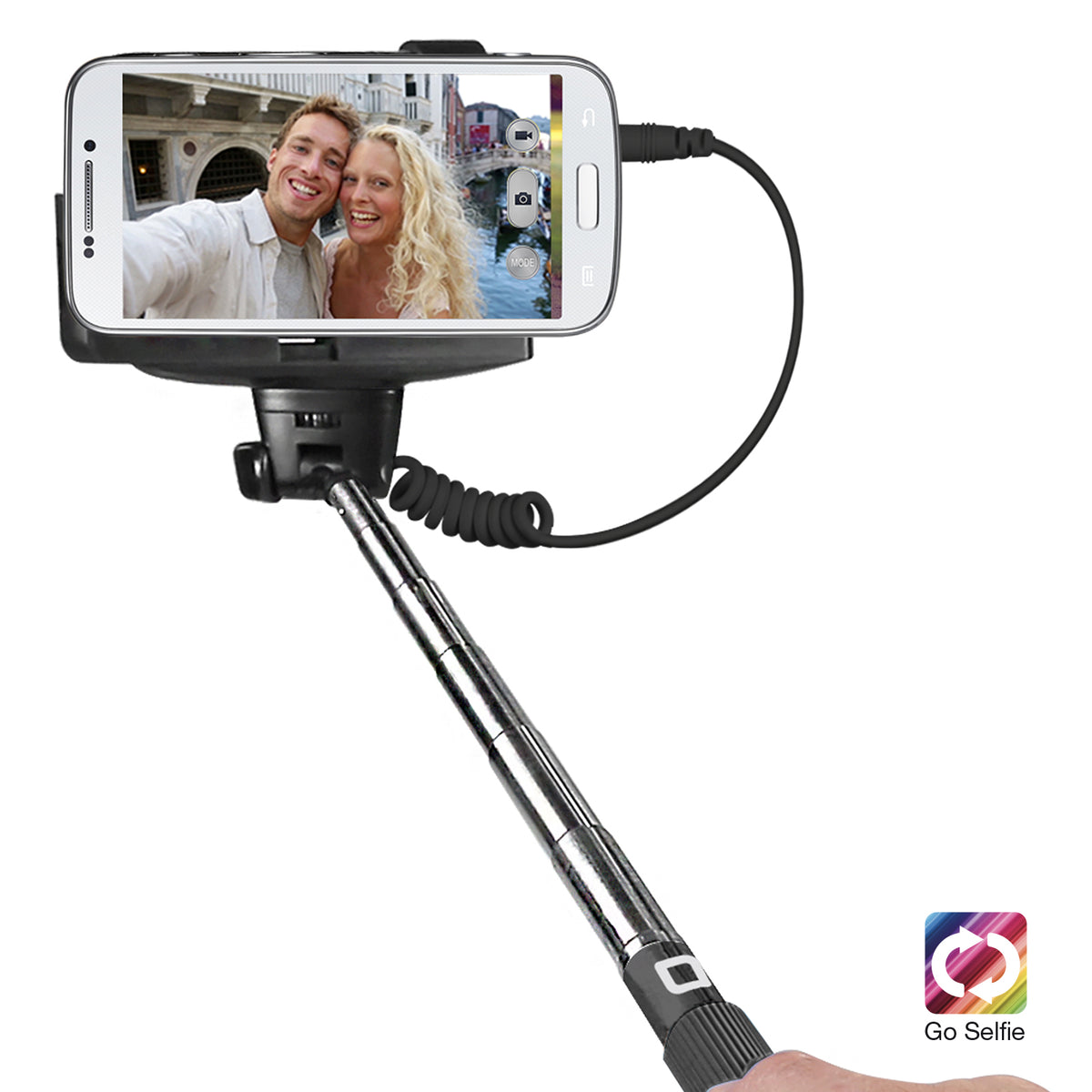 Selfie stick with jack 3,5 mm