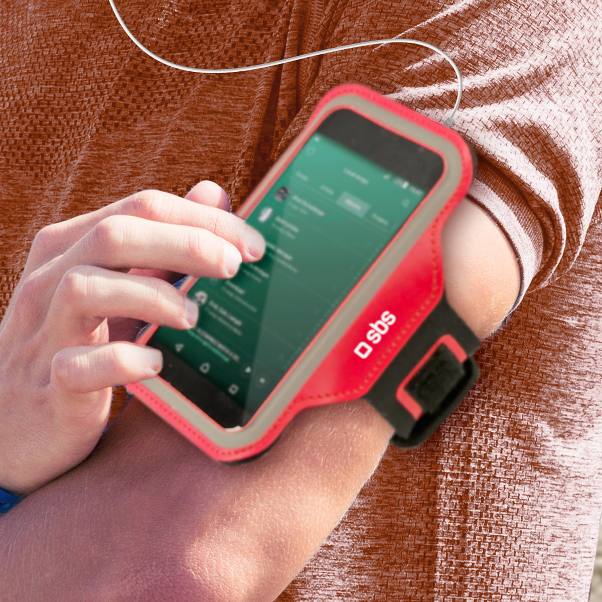 Custodia sportiva da braccio per smartphone fino a 4,5"