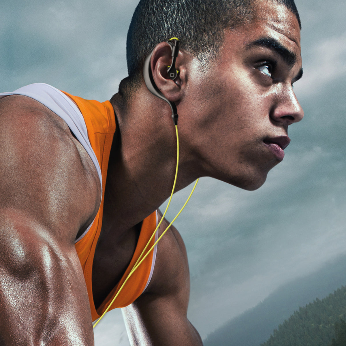Auriculares deportivos con cable resistentes al agua IPX5 con diademas y conector USB-C