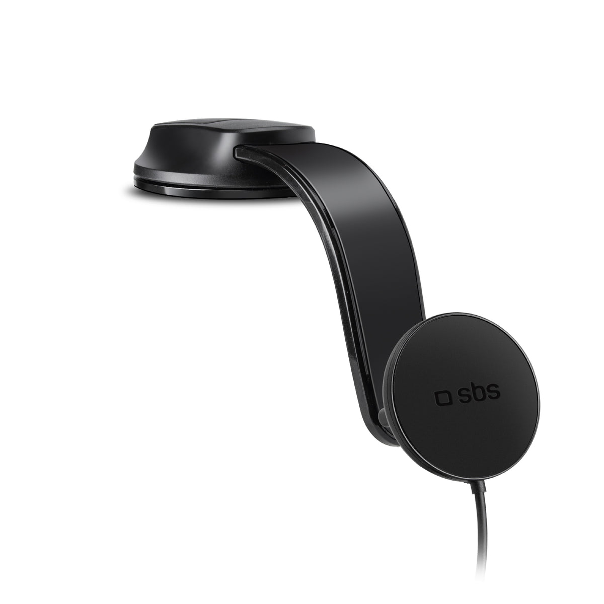 Support de voiture pour smartphone avec ventouse et recharge sans fil