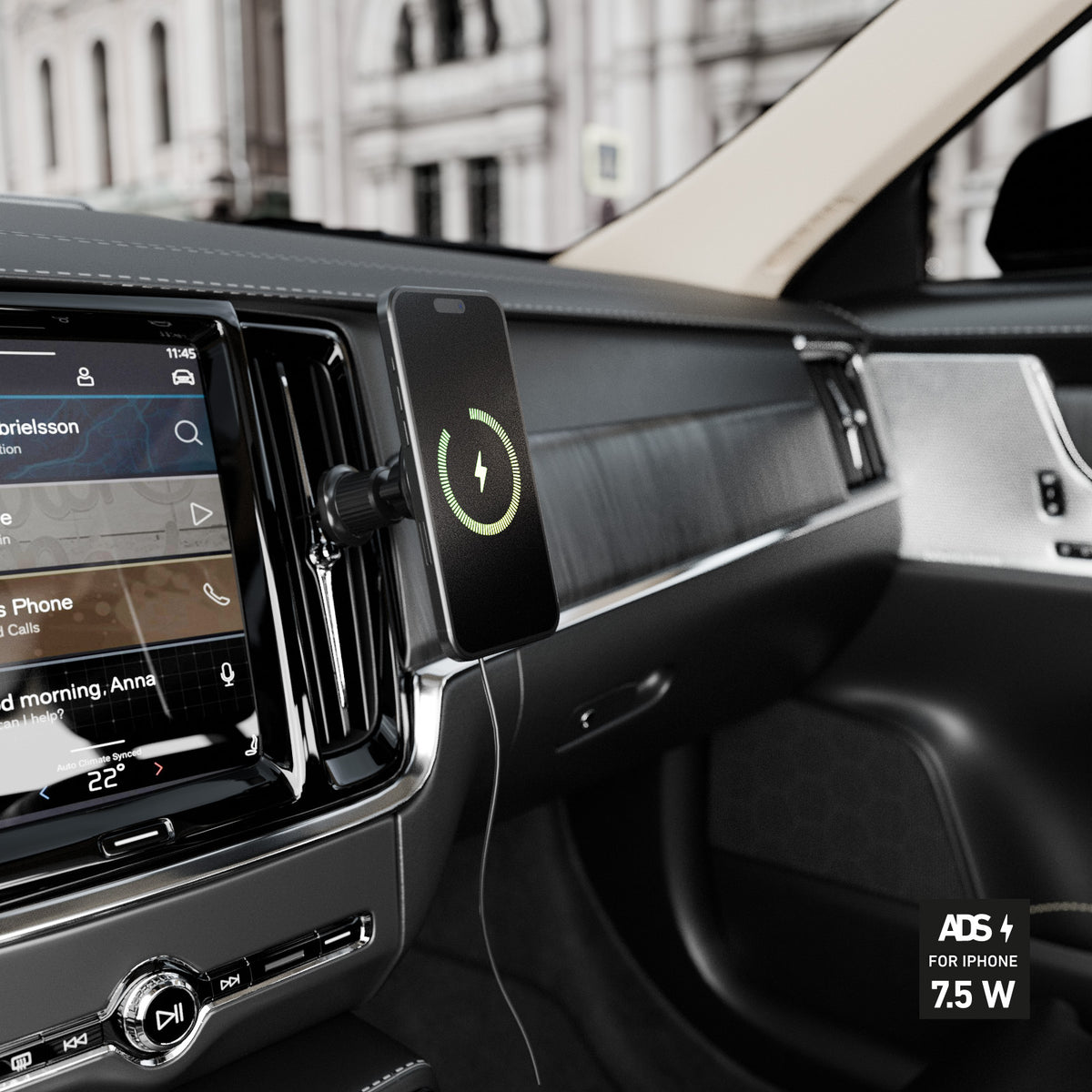 Magsafe-compatible car holder for smartphones