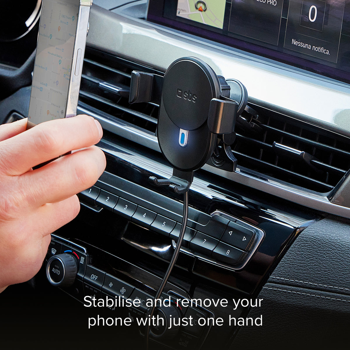Support auto sans fil Gravity avec recharge sans fil 10 W
