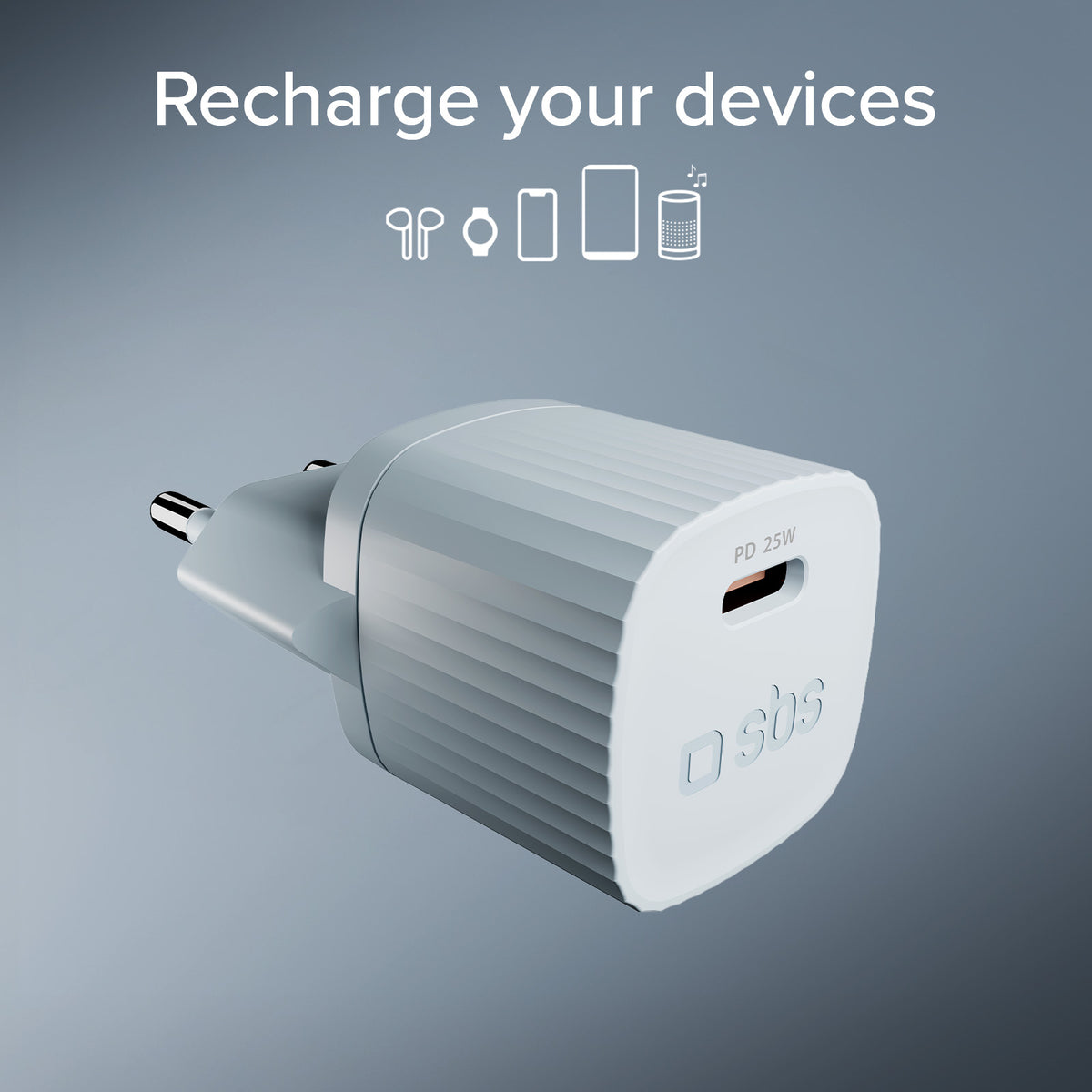 Chargeur fabriqué à partir de matériau recyclé GRS