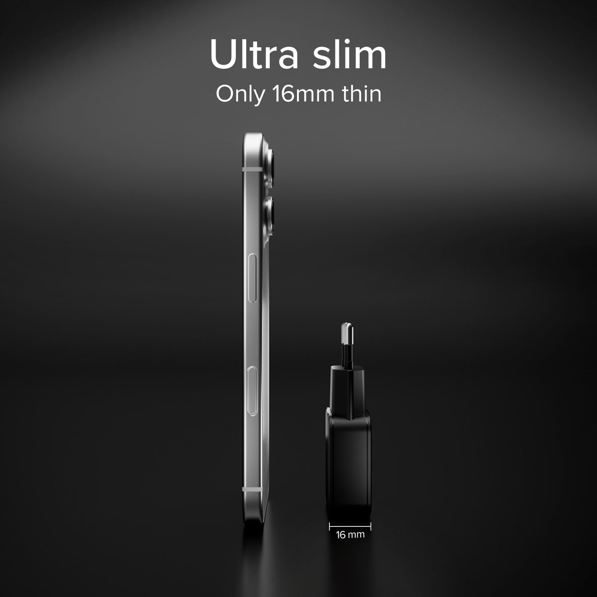 Cargador de pared 20 W USB-C Ultra Slim, adecuado para MacBook Neo