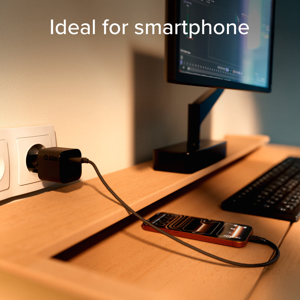 USB-C Wall Charger 20W GaN PD 3.0 Mini Size for Smartphones and Tablets