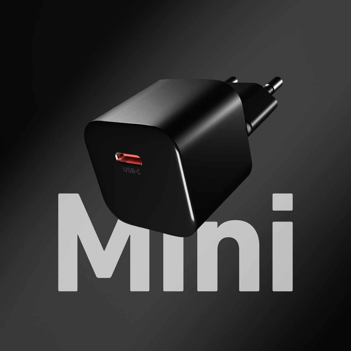 Kompaktes Wandladegerät USB-C mit 30 W, Power Delivery 3.0 und PPS