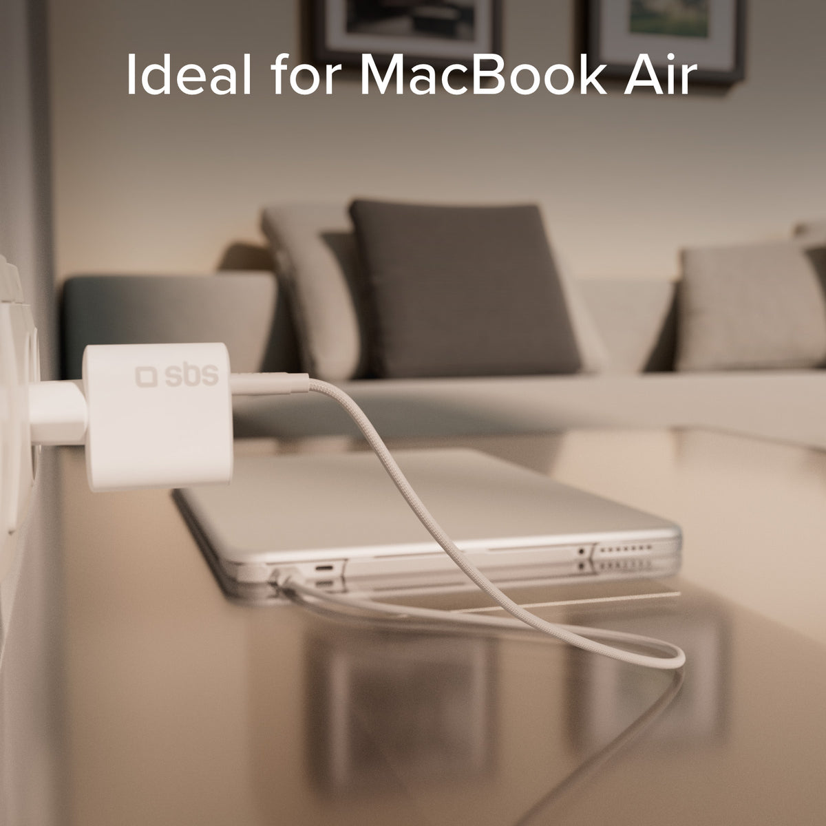 Kompaktes Wandladegerät USB-C mit 30 W, Power Delivery 3.0 und PPS