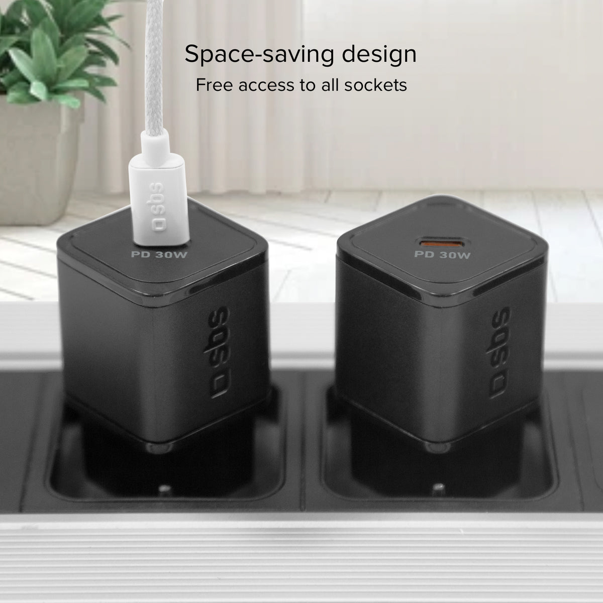 Chargeur Power Delivery GaN ultra-rapide de 30 watts