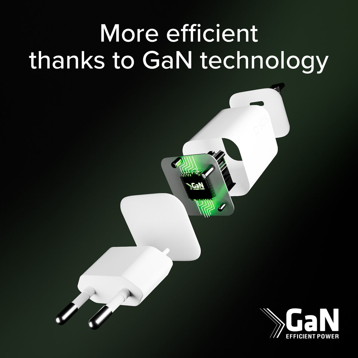 Cargador de pared USB-C ultracompacto de 45 W con Power Delivery 3.0 y PPS