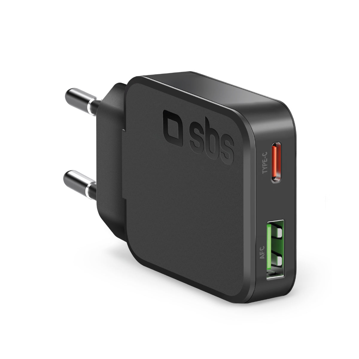 30W USB-C Power Delivery und USB-A Fast Charge Slim-Wandladegerät
