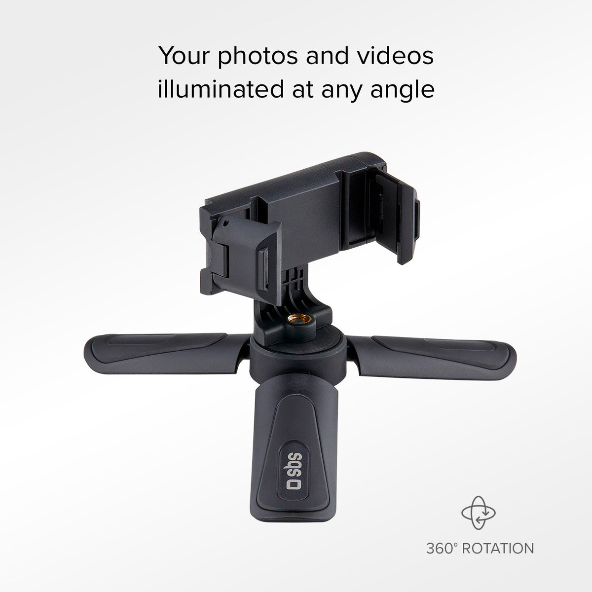 Tripod Pro compacto orientable