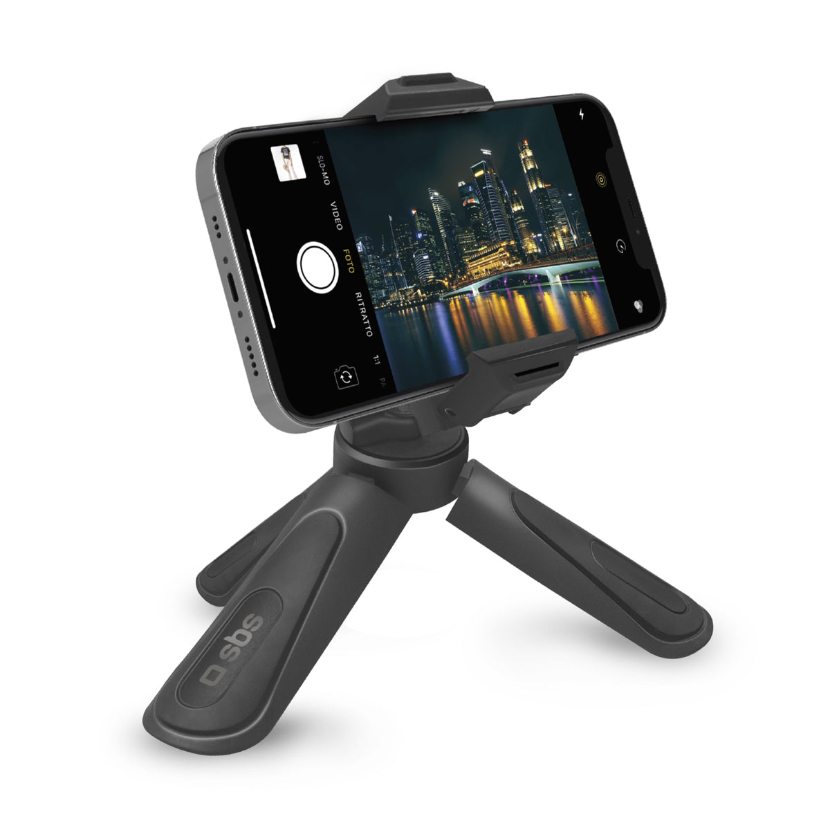Tripod Pro compacto orientable