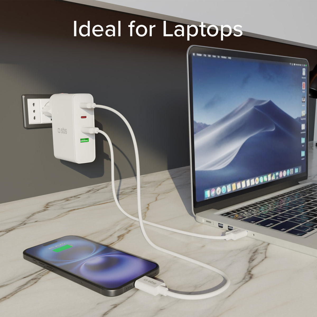 Adaptador cargador universal de viaje 100 W