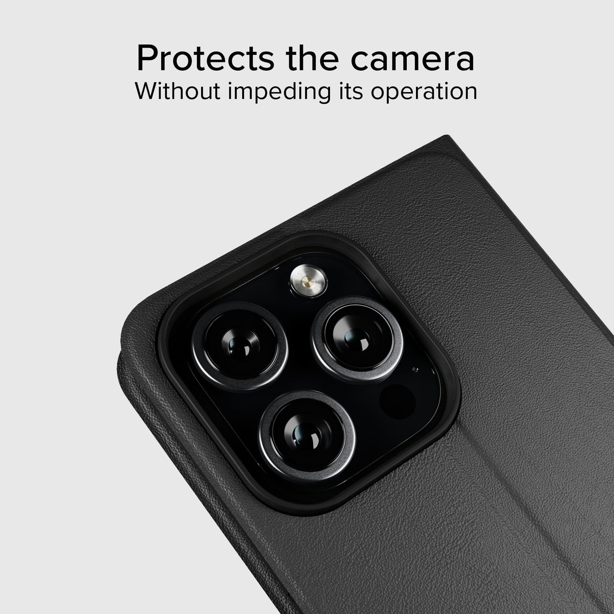 Book-style case with stand support for iPhone 16 Pro Max